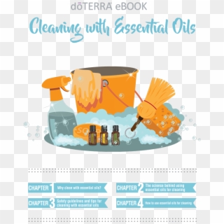 Doterra Cleaning With Essential Oils - Doterra Essential Oils Cooking Ebook Clipart