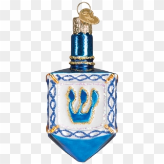 Glass Hanukkah Ornaments - Glass Bottle Clipart