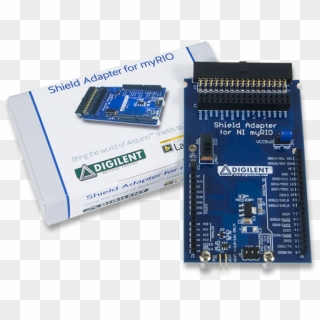 Product Image Of The Shield Adapter For Ni Myrio Displayed - Microcontroller Clipart