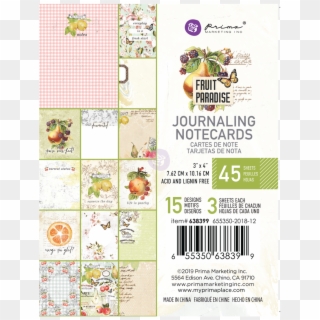 3 X 4 Journaling Cards - Prima Marketing Pad Spring Farmhouse Clipart