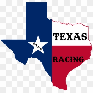 Texas Star Racing - Texas Flag Map Clipart