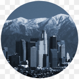 No Winter In Los Angeles - Downtown Los Angeles Clipart