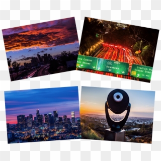 Los Angeles 102 Notecards - Collage Clipart