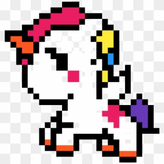 Banner Library Stock Tokidoki Unicornio Transprent - Pixel Art Unicorn Easy Clipart