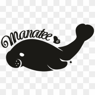 Revised By Kna - Manatees Vector Clipart