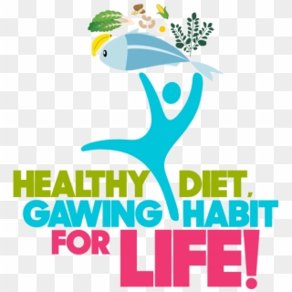 Healthy Diet Gawing Habit For Life Png - Nutrition Month Logo 2017 Clipart