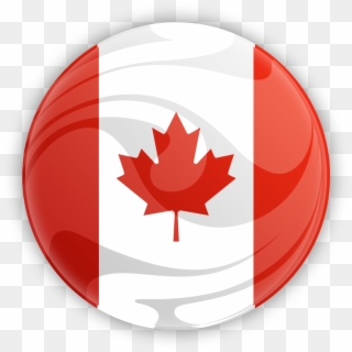 Canada Flag Round Clipart