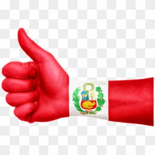 Peru Flag Hand Patriotic Png Image - Peru Flag Clipart
