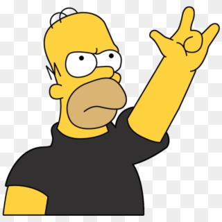 Rock N Roll Simpsons Clipart