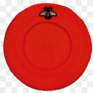 Bumblebee Beret In Red - Circle Clipart