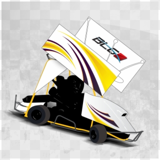 9d - Outlaw Kart Wings Clipart