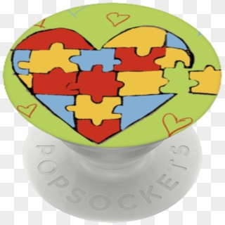 Autism Speaks Love, Popsockets - Circle Clipart