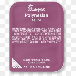 Polynesian Sauce - Polynesian Sauce Chick Fil Clipart
