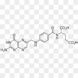 File - Folic Acid - Svg - Vitamina Acido Folico Estructura Clipart