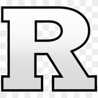 Rutgers Scarlet Knights - White Rutgers R Clipart