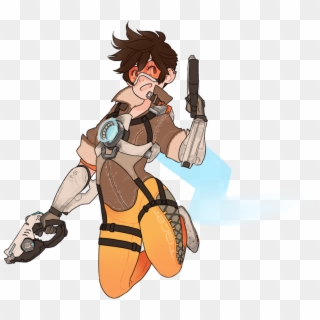 Rainbow Backpack - Overwatch Tracer Transparent Clipart