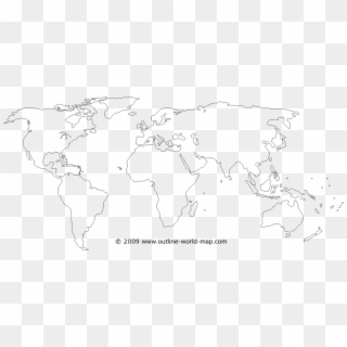 World Map Outlines Vector Black And Map Of World - Printable Pdf World Map Clipart