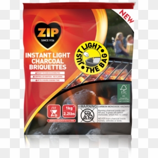 Zip Instant Light Charcoal Briquettes - Charcoal Briquettes Uk Clipart