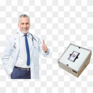Heartin Portable Electrocardiograph - Businessperson Clipart