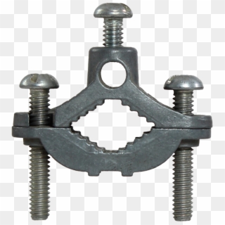 Universal Ground Rod Clamp - F-clamp Clipart