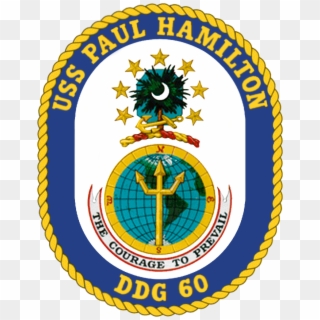 Uss Paul Hamilton Ddg-60 Crest - Uss Paul Hamilton Ddg 60 Clipart