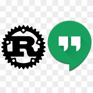 Link To Join Hangouts In The Calendar Event - Rust Programming Language Logo Clipart