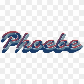 Phoebe 3d Letter Png Name - Png Prabhas Clipart