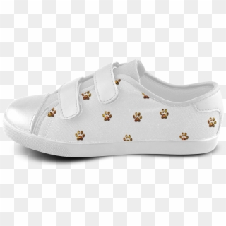Tiger Paw Velcro Canvas Kid's Shoes - Skate Shoe Clipart