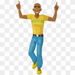 Happy Man Dancing Man Smiling Png Image - Parts Of The Body In Igbo Clipart