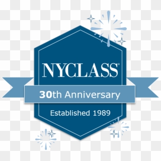 30th Anniversary Nyclass Logo Png - Graphic Design Clipart