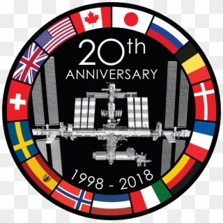 20th Anniversary Logo Of The Iss - International Space Station Logo Clipart