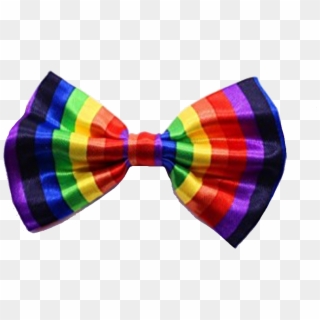 Rainbow Dog Bow Tie - Rainbow Bow Tie Png Clipart