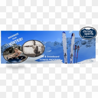 Cs Landing Page Background - Skis Stuck In The Snow Clipart