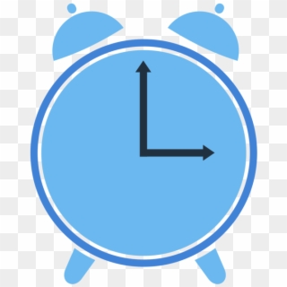 Alarm Clocks Computer Icons Jam Dinding Icon Design - Blue Clock Icon Png Clipart