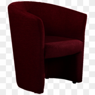 Belize Wine Red - Club Chair Clipart