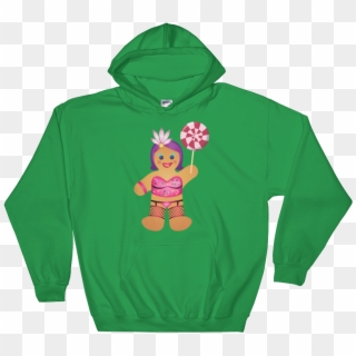 Gingerbread Drag Queen Hoodie Swish Embassy - Lenny Face Hoodie Clipart