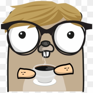 Gopher With Glasses , Png Download - Gophers Go Lang Clipart