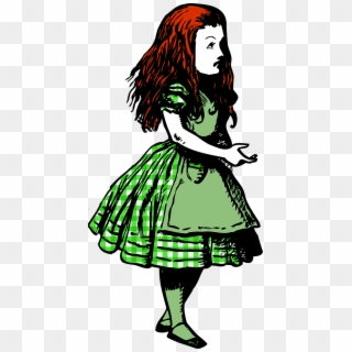 Alice In Wonderland Red Hair Png Image - Transparent Alice In Wonderland Clipart