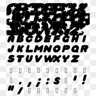 Crystal Universe Font Clipart