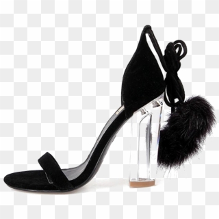 Black Heels Png Pic - Sandal Clipart