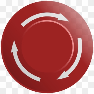 Button Emergency Off Red Switch Png Image - Emergency Push Button Symbol Clipart