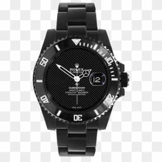 Rolex 116610 Black Venom - Fossil Commuter Chronograph Black Leather Watch Clipart