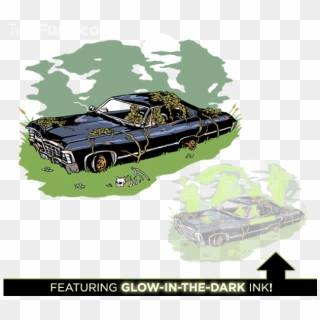 Supernatural T-shirt And Demon Dean Poster Available - Ford Torino Talladega Clipart