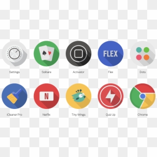 Icons Made To Supplement Or Replace Specific App Icons - Circle Clipart