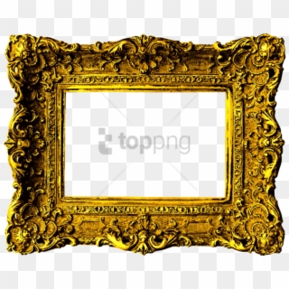 Free Png Antique Gold Frame Png Png Image With Transparent - Victorian Photo Frame Png Clipart