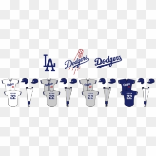 Dodgers, I Saw The Dodgers Old 80's Away Jersey And Clipart