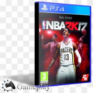 Nba 2k17 Ps4 Cover , Png Download - Nba 2k 17 For Xbox 360 Clipart