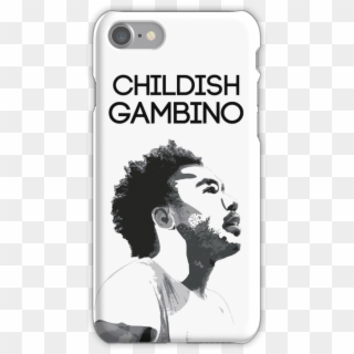 Childish Gambino Outline Iphone 7 Snap Case - Mobile Phone Case Clipart