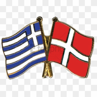 Free Png Grækenland Flag Png Image With Transparent - England And Denmark Flag Clipart