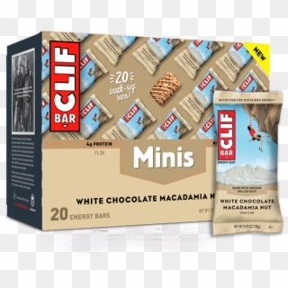 White Chocolate Macadamia Nut Flavor Minis - Clif Bar Energy Bar Clipart